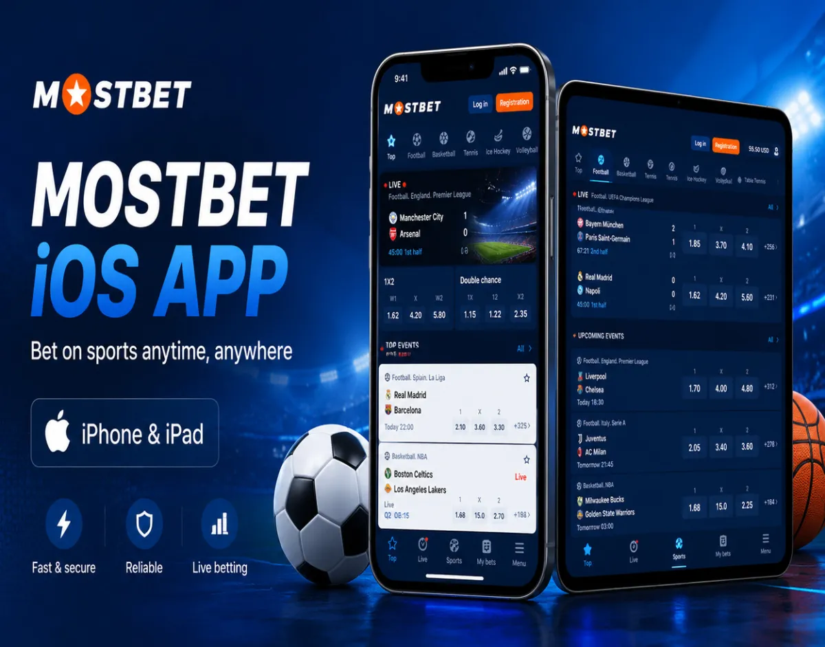 MostBet app for iPhone and iPad on iOS